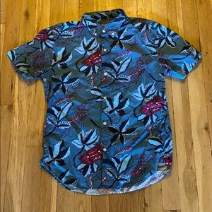 Bonobos Riviera Slim Short Sleeve Shirt Size S